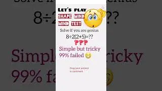 #sharpmind #game #sharpyourmind #puzzle #mathsfun #funny