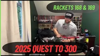 2025 Quest to 300: Rackets 168 & 169 | Head Prestige | Head Extreme | Volkl Cyclone | Solinco