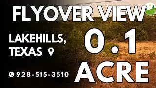 Fly Over - 0.1  acre land for sale in Lakehills, Texas [174523]