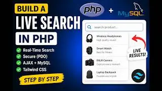Build a Secure Live Search in PHP & MySQL