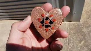 Heart Shaped Orgonite all Polished Up Pt 2!!!