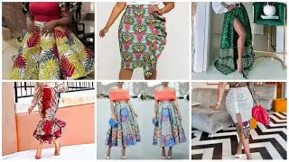 Classic African Fashion: Elegant African print skirts for different occasions and diff body sizes