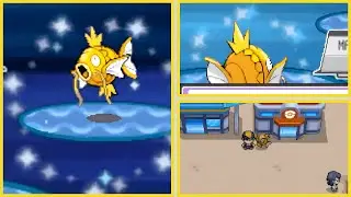 [LIVE] Shiny Magikarp in Pokémon SoulSilver after 5,436 FE's (Fishing Encounters)