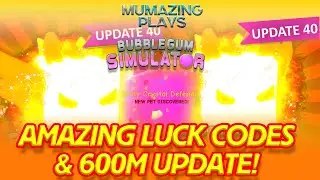 🍀 AMAZING LUCK CODES 🍀 & 600M BubbleGum Simulator Update!