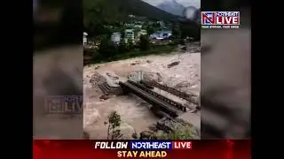 #WATCH | First Visuals from Chaten, Sikkim Where Landslide Struck Army Camp on June 1