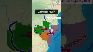Zambezi River of Africa | Victoria Falls | World Geography 🌍