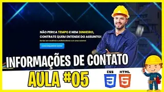 Criando Uma Landing Page em HTML e CSS - Projeto Eletricista - #05 Se&ccedil;&atilde;o do Contato