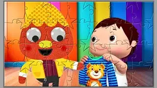 Look, This Is The Way We Get Dressed | Puzzle | Nursery Rhymes | Little Baby Bum feat Noodle & Pals