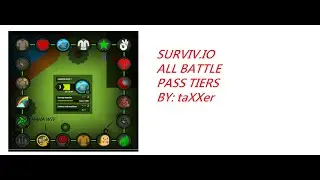 SURVIV.IO: All battle pass tiers!!!!!