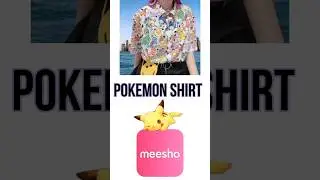 Pokemon shirt | Meesho #fashion #meeshoapp
