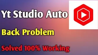 Yt studio auto back or crash problem solved// yt studio apne aap auto close ho jarai kya kare 2023.