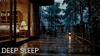 Best Rain in the Forest at Night 🌧️ Cozy Cabin Sounds for Deep Sleep