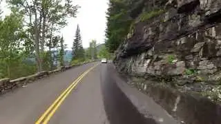 Going-to-the-Sun Road: Logan Pass Visitor Center to Bird Woman Falls.