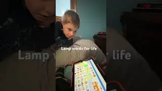 AAC Communication - Vacuum mom&rsquo;s room! Lamp words for life #aac #augcomm
