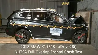 2018-2022 BMW X1 (F48 - xDrive28i) NHTSA Full-Overlap Frontal Crash Test