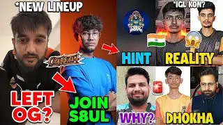 Team Elite Join S8UL - LEFT OG?😱 Aztec Left TG Reason 😳 Gopu and Flash Controversy, Jonty Gaming?🚨