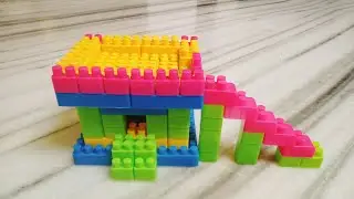 Satisfying diy House/ASMR building blocks/block game/Lego build house #buildingblocks#asmr#house#diy