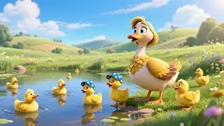 Little Ducks Learn Colors Song | Color Learning Rhyme for Kids | Nursery Rhymes & Songs for Children