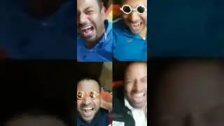 Puneet Superstar group laughing meme template #puneetsuperstar