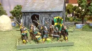 Bretonnian Project Update: 5th edition Warhammer Fantasy Men at Arms with halberds.