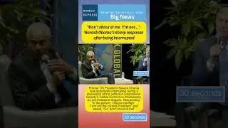 &lsquo;Don&rsquo;t shout at me. I&rsquo;m not&hellip;&rsquo;: Barack Obama&rsquo;s sharp response after being interrupted #usa #obama