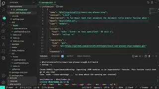 Lesson 6 - Packaging react-use-please-stay as an npm Module Using Rollup