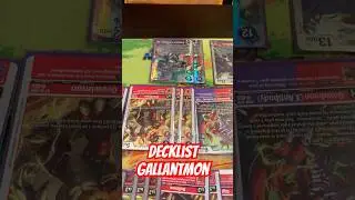 Decklist Gallantmon - Campe&atilde;o semanal (30/03/2025)