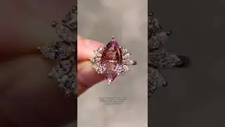 Обручальное кольцо с розовым морганитом Bubblegum 💕
