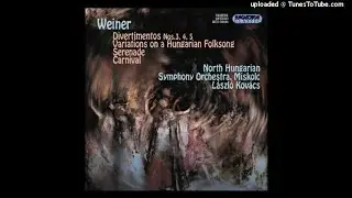 Le&oacute; Weiner (1885-1960) : Divertimento No. 4 for orchestra Op. 38 (1951)