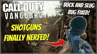 THEY FINALLY NERFED SHOTGUNS IN VANGUARD SEASON ONE! Double Barrel Nerfed, Buck and Slug Fixed