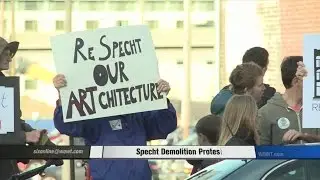 Protesters Rally To Save Historic Specht Building