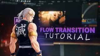 anime flow transition tutorial + compositions on after effects