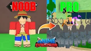 NOOB To PRO In Anime Evolution Simulator Day 11 New Update!