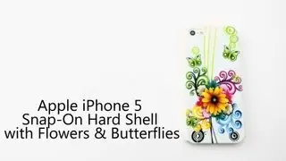 Apple iPhone 5 Snap-On Hard Shell with Flowers & Butterflies Video Review