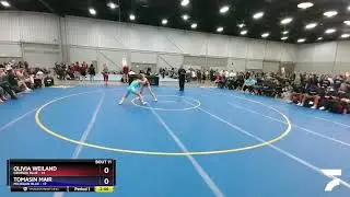 106 Lbs Quarters & 1st Wb (16 Team) - Olivia Weiland, Georgia Blue Vs Tomasin Mair, Michigan Blue