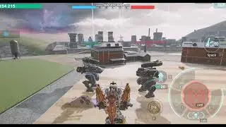 War robots Boa VS golem