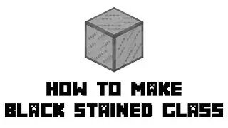 Minecraft Survival: How to Make Black Stained Glass