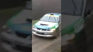 Mitsubishi on Max Attack! #rally #rallyaction #motorsport #rallying #wrc