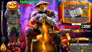 Pumpkin Head AK 47 Legendary Update Halloween Draw Redux Spending $200 Cod Mobile