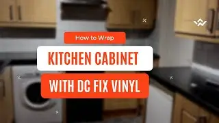 KITCHEN MAKEOVER UK / HOW TO WRAP KITCHEN CABINET / KITCHEN MAKEOVER ON A BUDGET
