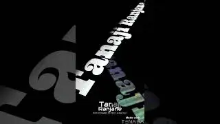 Tanaji Ranjane with dynamic 3d text animation #status #songs #style #stylish #good