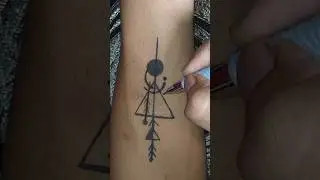geometric tattoo design #tattoos #tattooworld #viral #youtube