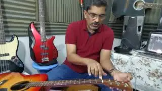 EASY MU - TECH | ACOUSTIC GUITAR | Restring and tuning
