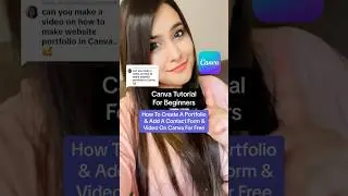 Canva Tutorial - How To Add Forms & Videos To Your Canva Landing Page