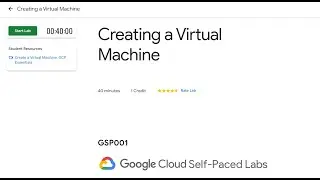 Creating a Virtual Machine | GCCP Campaign