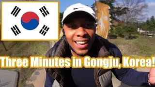 Three minutes in majestic Gongju, Korea! Another of Korea's hidden gems!!