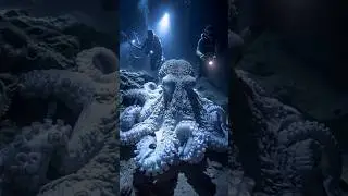Unbelievable! Divers Discover Mysterious Creature at the Bottom of the Sea! #ai #crepy #scarry