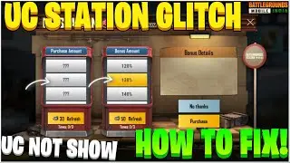 Bgmi Uc Station Event | How To Fix Uc Station glitch in Bgmi | Bgmi Today Event Not working | Bgmi