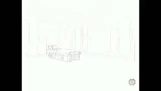 Interior Design | Part 2 | Bedroom Shell Quick Sketch Draft Timelapse Replay