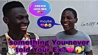 SOMETHING YOU NEVER TOLD YOUR EX 😱💔 | PUBLIC INTERVIEW🇯🇲